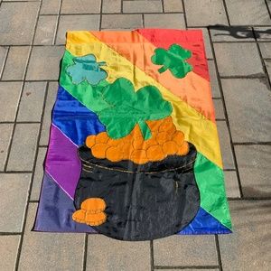 3 New Large Holiday Outdoor Flags 28x39